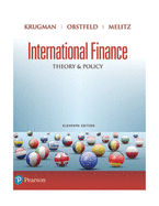 International Finance: Theory and Policy