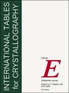 International Tables for Crystallography, Volume E: Subperiodic Groups