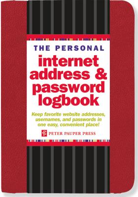 Internet Log Bk Red - Peter Pauper Press, Inc (Creator)