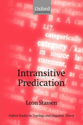 Intransitive Predication - Stassen, Leon