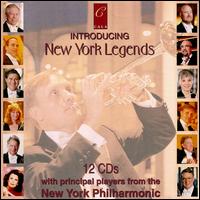 Introducing New York Legends - Christian Jaudes (trumpet); Christopher Lamb (percussion); Cynthia Phelps (viola); David Taylor (trombone);...