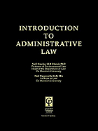 Introduction to Administrative Law - Hawke, Neil