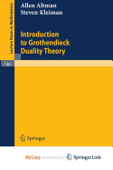 Introduction to Grothendieck Duality Theory