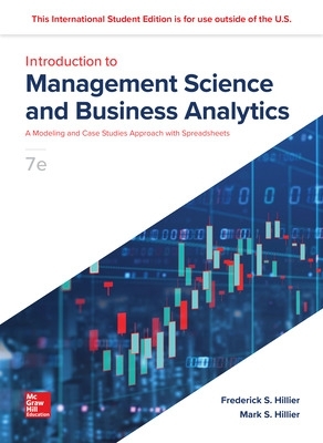 Introduction to Management Science ISE - Hillier, Frederick, and Hillier, Mark