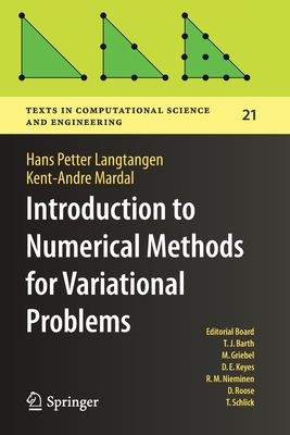 Introduction to Numerical Methods for Variational Problems - Langtangen, Hans Petter, and Mardal, Kent-Andre