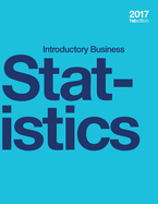 Introductory Business Statistics (paperback, b&w)