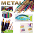 Metallic Color Pencil Set of 12 Colors