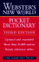 Webster's New World Pocket Dictionary