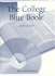 The College Blue Book