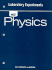 Holt Physics: Lab Exercises; 9780030368288; 0030368286