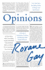 Opinions: a Decade of Arguments, Criticism, and Minding Other People's Business