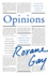 Opinions: a Decade of Arguments, Criticism, and Minding Other People's Business