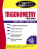 Schaum's Outline of Trigonometry, Sixth Edition; 9781260011487; 1260011488