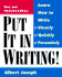 Put It in Writing