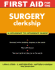 First Aid for the Surgery Clerkship (First Aid Series)