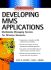 Developing Mms Applications: Multimedia Messaging