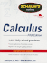 Schaum's Outline of Calculus, 5th Ed