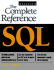 Sql: the Complete Reference