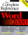 Word 2000: the Complete Reference