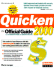 Quicken 2000: the Official Guide (Quicken Press)