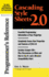 Cascading Style Sheets 2.0: Programmer's Reference
