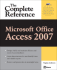 Microsoft Office Access 2007: the Complete Reference [With Cdrom]