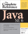 Java: the Complete Reference (Osborne Complete Reference Series)
