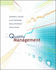Quality Management With Student Cd (McGraw-Hill/Irwin Series Operations and Decision Sciences)