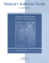 Student's Solutions Guide for Use With Discrete Mathematics and Its Applications