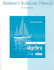 Student's Solutions Manual for Use With Intermediate Algebra