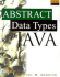 Abstract Data Types in Java