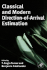 Classical and Modern Direction-Of-Arrival Estimation