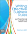 Writing Effective Business Rules