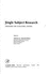 Single Subject Research: Strategies for Evaluating Change (Educational Psychology)