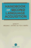 Handbook of Second Language Acquisition