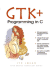 Gtk+ Programming in C