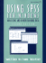 Using Spss for Windows: Analyzing and Understanding Data (2nd Edition)