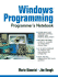 Windows Programming Programmer's Notebook