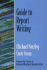 Guide to Report Writing