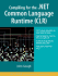 Compiling for the. Net Common Language Runtime Clr