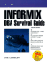 The Informix Dba Survival Guide (2nd Edition)