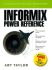 Informix: Power Reference