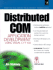 Distributed Com Application Development Using Visual C++ 6.0 (Prentice Hall Series on Microsoft Technologies)
