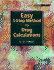 Easy Four-Step Method to Drug Calculations (Pharmacology)