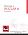 Introduction to Matlab 6, Second Edition