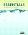 Essentials: Microsoft Excel 2003 Level 2