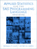 Applied Statistics and the Sas Programming Language