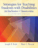 Strategies for Teaching Students With Disabilities in Inclusive Classrooms: a Case Method Approach