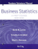 Student Solutions Manual for Business Statistics, a First Course 4th Edition
