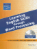 Learning English Skills Through Word Processing